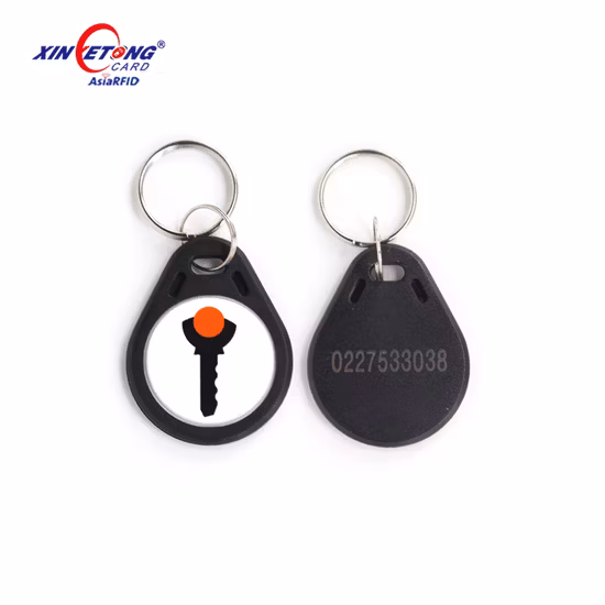 13.56MHz F08 Chip 1K Byte Control de acceso RFID ABS Llavero