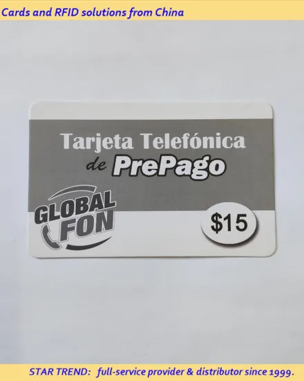 PVC/Pet/Tarjeta de papel, Tarjeta RFID inteligente de plástico, Tarjeta NFC, Etiqueta RFID utilizada como Tarjeta de membresía/Tarjeta comercial/Tarjeta de regalo/Tarjeta prepaga/Tarjeta de cajero automático/Tarjeta de banda magnética