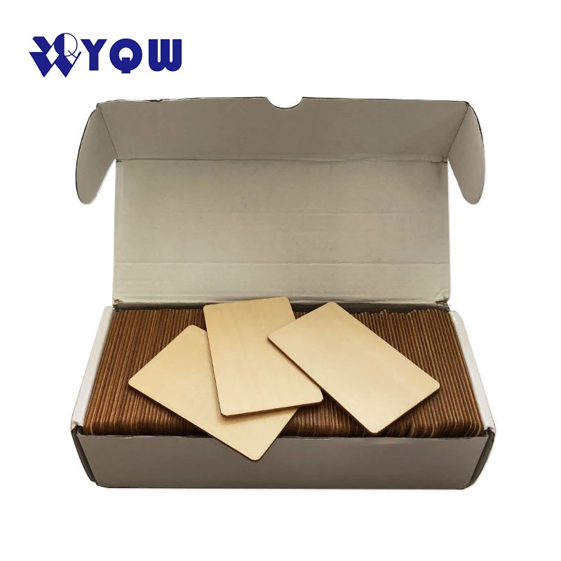 13.56MHz RFID Wooden Bamboo Key Card