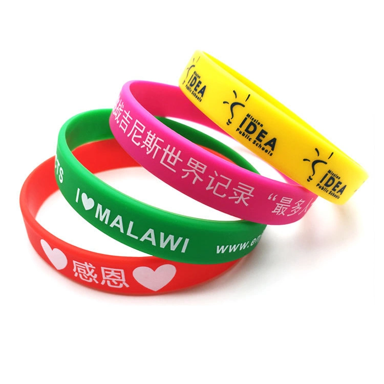 Custom OEM Debossed Silicone Wristband, Silicone Wristband, Silicone Bracelets