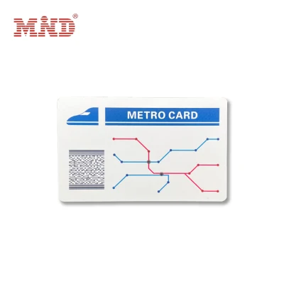 Tarjeta de pase de autobús de billete de metro de metro de transporte RFID